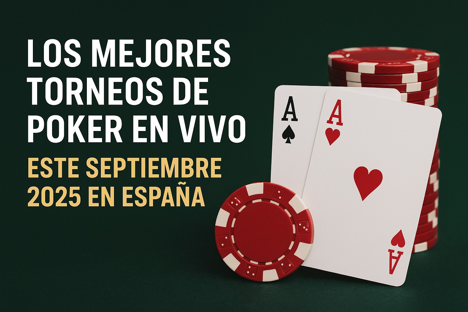 Imagen para Los mejores torneos de poker en vivo este septiembre 2025 en España